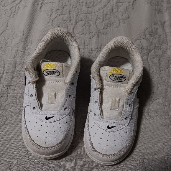 Nike Force 1 TD Have a Nike Day White Size 8c Toddler Infant Shoe DM4254-100 - Picture 1 of 9